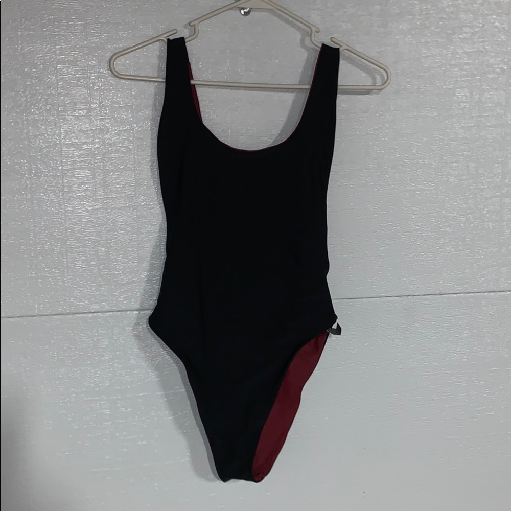 Reversible onepiece swim